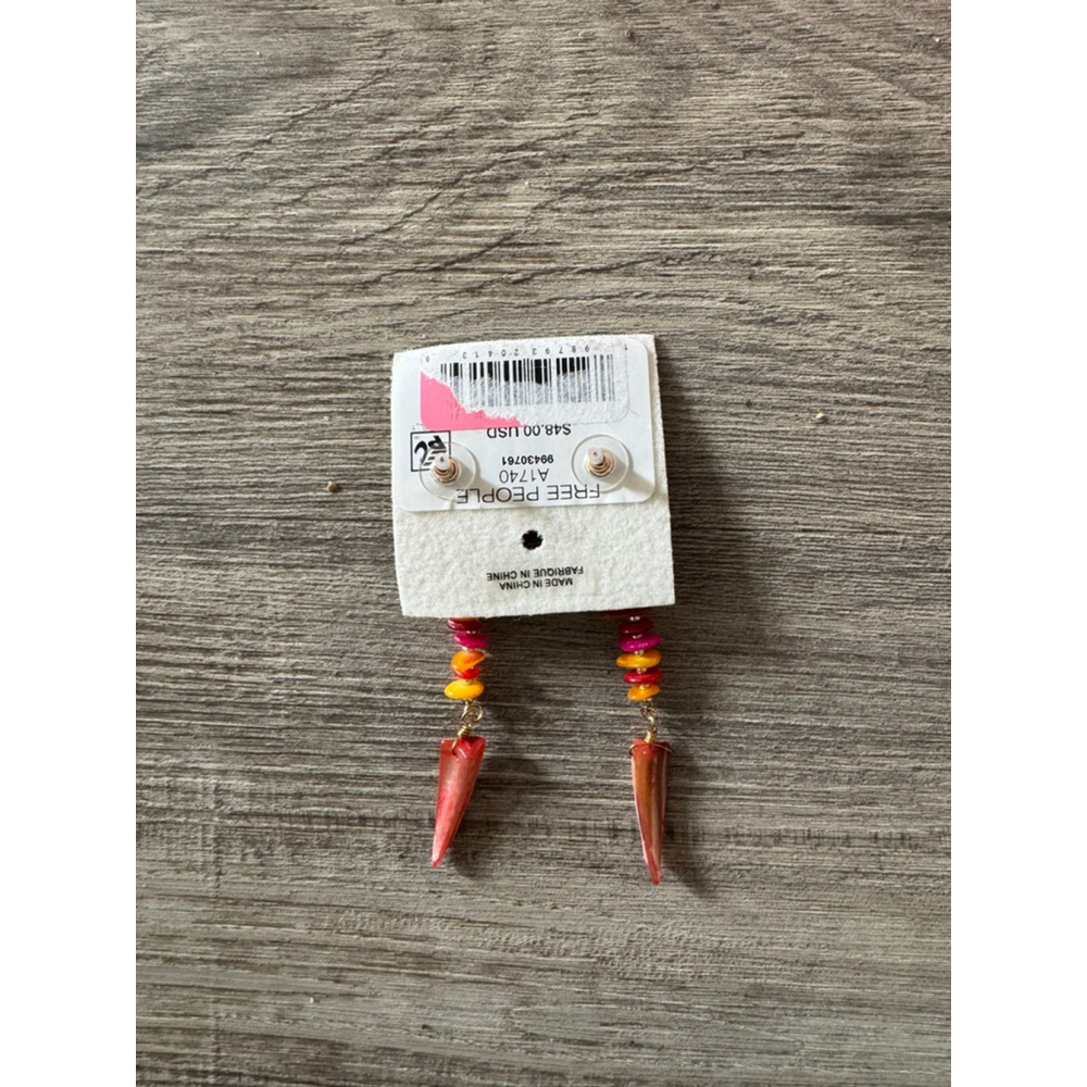 Free People ARIANA OST Sira Dangle Earrings NWT Boho - Picture 3 of 3